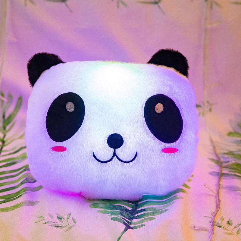 Kawaii Glowing Panda Cushions Wakaii