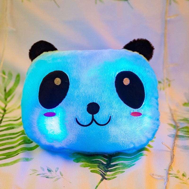 Kawaii Glowing Panda Cushions Wakaii
