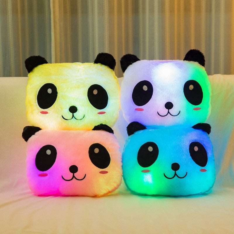 Kawaii Glowing Panda Cushions Wakaii