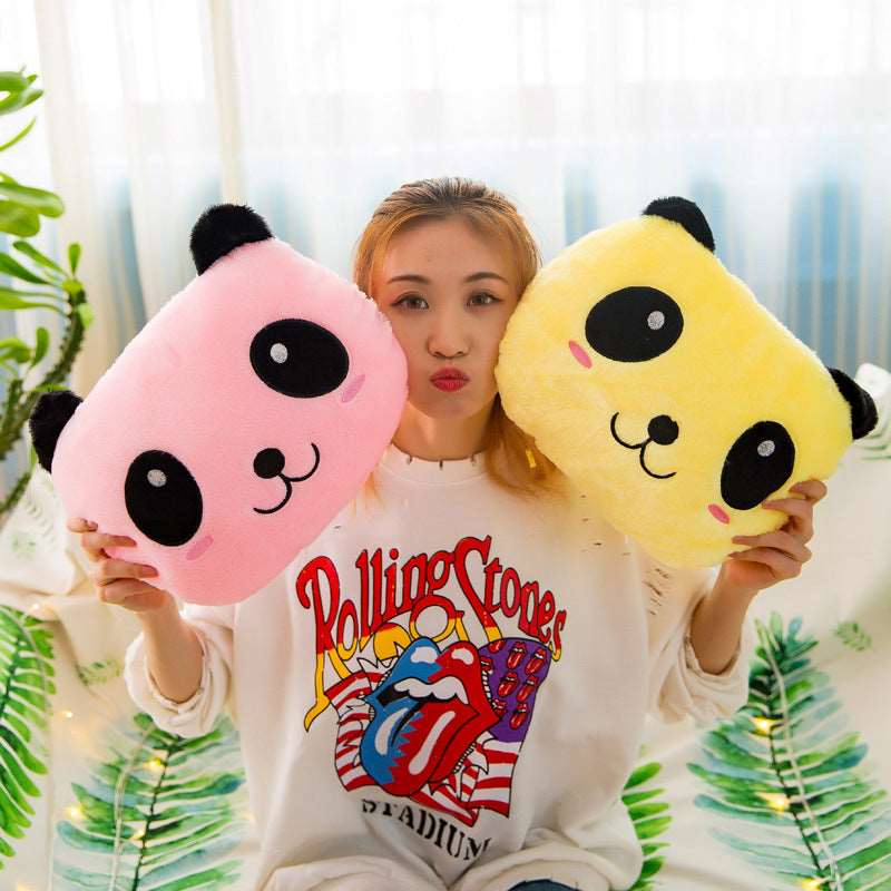 Kawaii Glowing Panda Cushions Wakaii