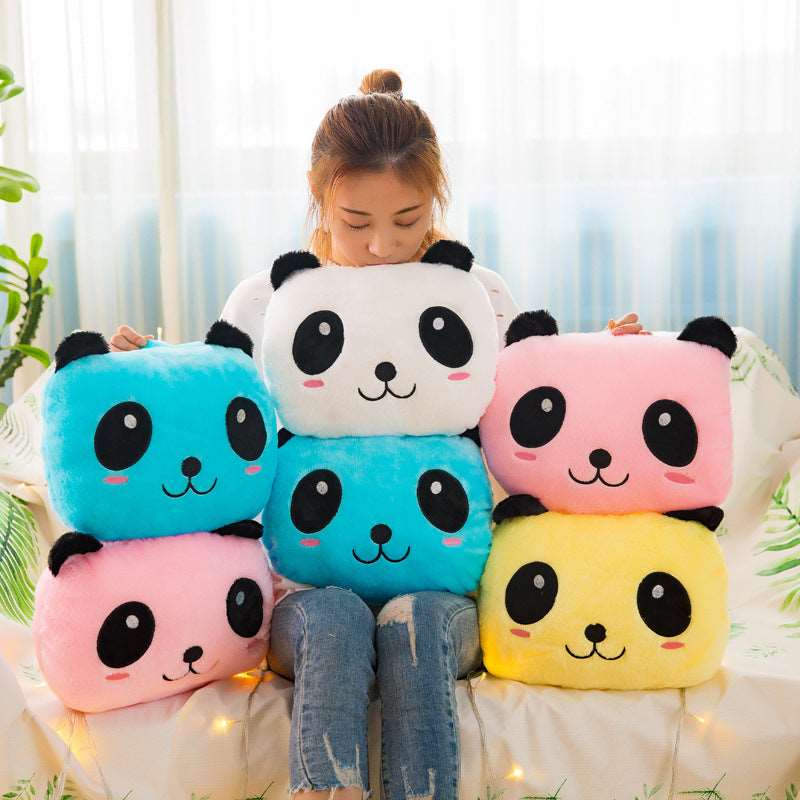 Kawaii Glowing Panda Cushions Wakaii