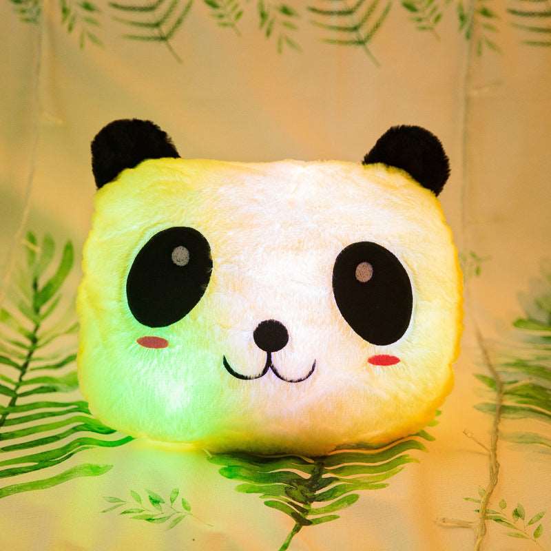 Kawaii Glowing Panda Cushions Wakaii