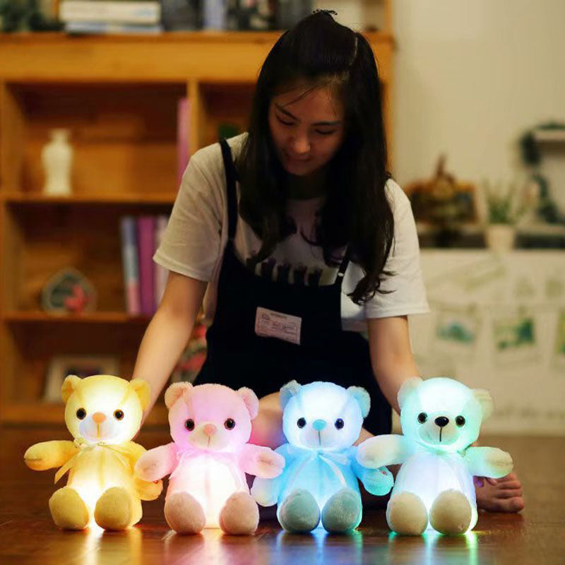 Kawaii Glowing Teddy Bear Plushies Wakaii