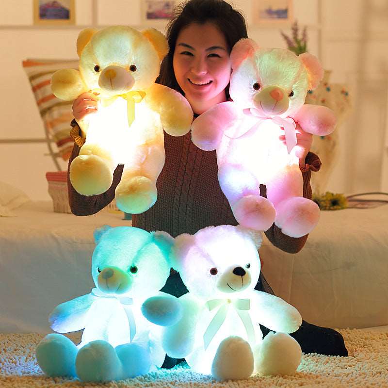 Kawaii Glowing Teddy Bear Plushies Wakaii