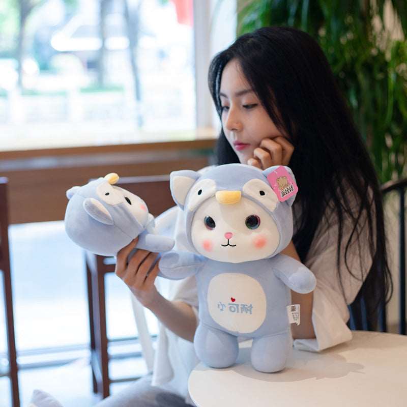 Kawaii Hoodie Cat Plushies Wakaii