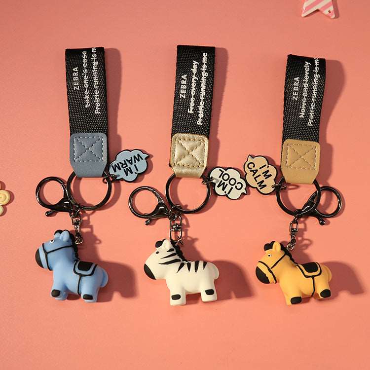 Thread Printing Wristband Bag Pendant Creative Lovers Grassland Animals Wakaii