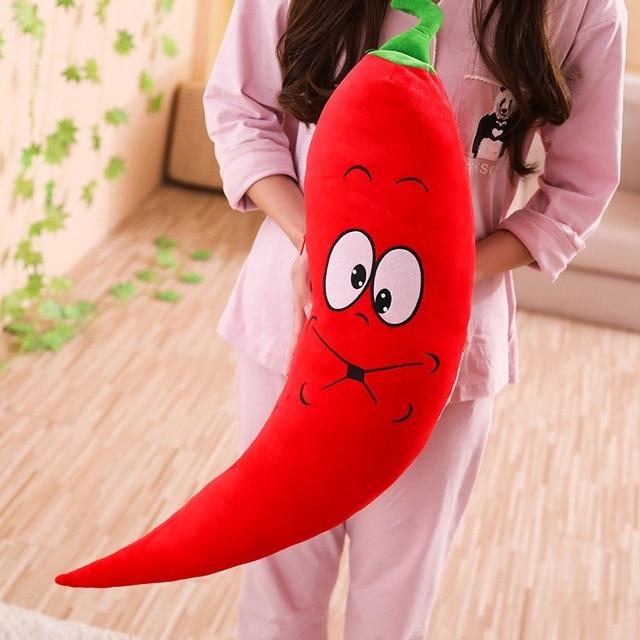 Kawaii Hot Smile Red Chili Plushies Wakaii