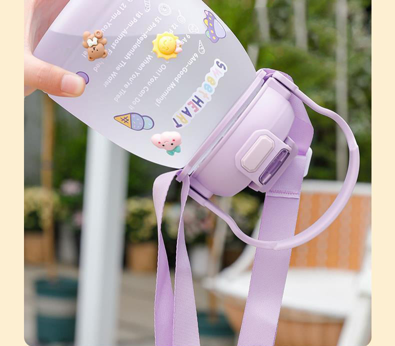 Kawaii Hydration Buddy Water Bottle Wakaii