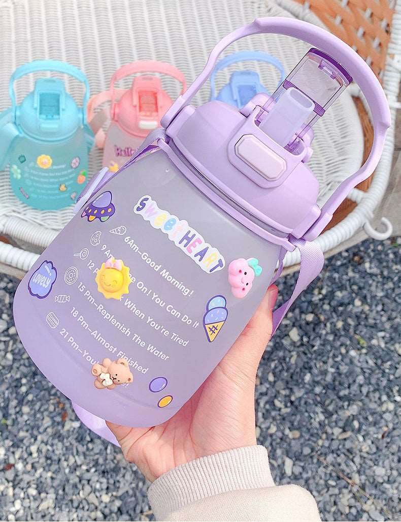 Kawaii Hydration Buddy Water Bottle Wakaii