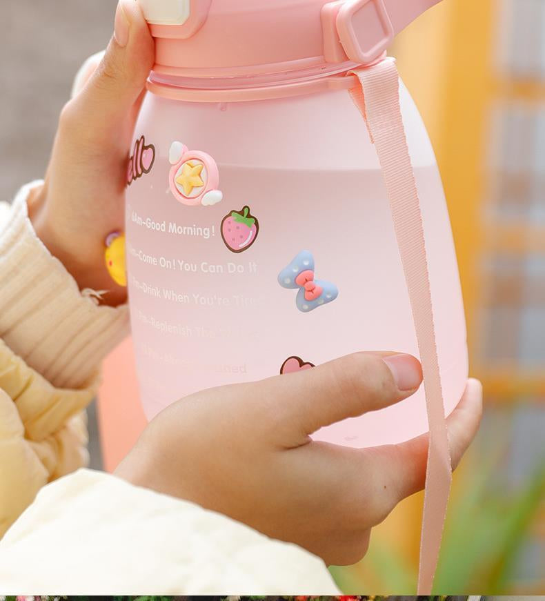Kawaii Hydration Buddy Water Bottle Wakaii