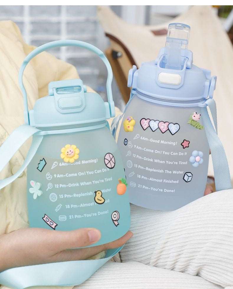 Kawaii Hydration Buddy Water Bottle Wakaii