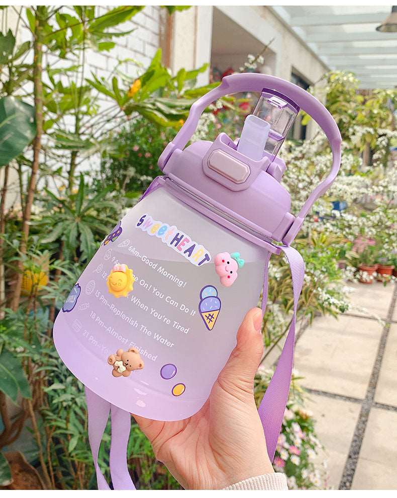 Kawaii Hydration Buddy Water Bottle Wakaii