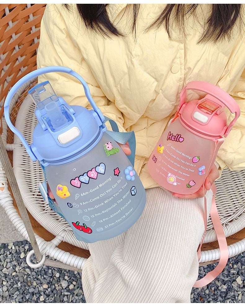 Kawaii Hydration Buddy Water Bottle Wakaii