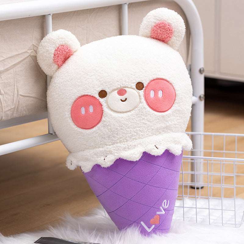 Kawaii Ice Cream Cone Plushies Wakaii