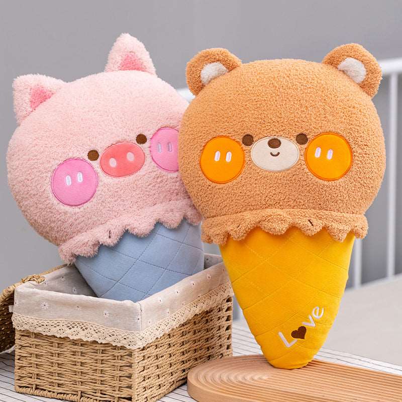 Kawaii Ice Cream Cone Plushies Wakaii