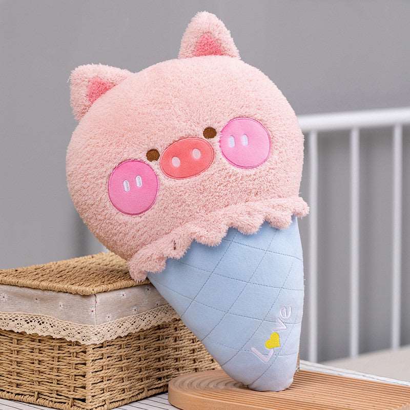 Kawaii Ice Cream Cone Plushies Wakaii