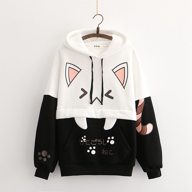 Kawaii Japanese Cat Hoodie Wakaii