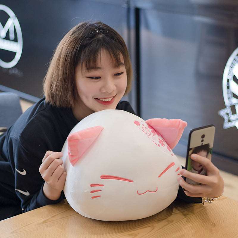 Kawaii Japanese Floral Cat Balls Plushies Wakaii