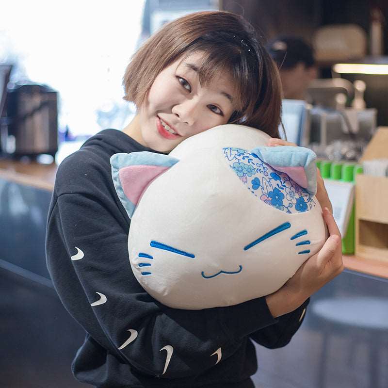 Kawaii Japanese Floral Cat Balls Plushies Wakaii
