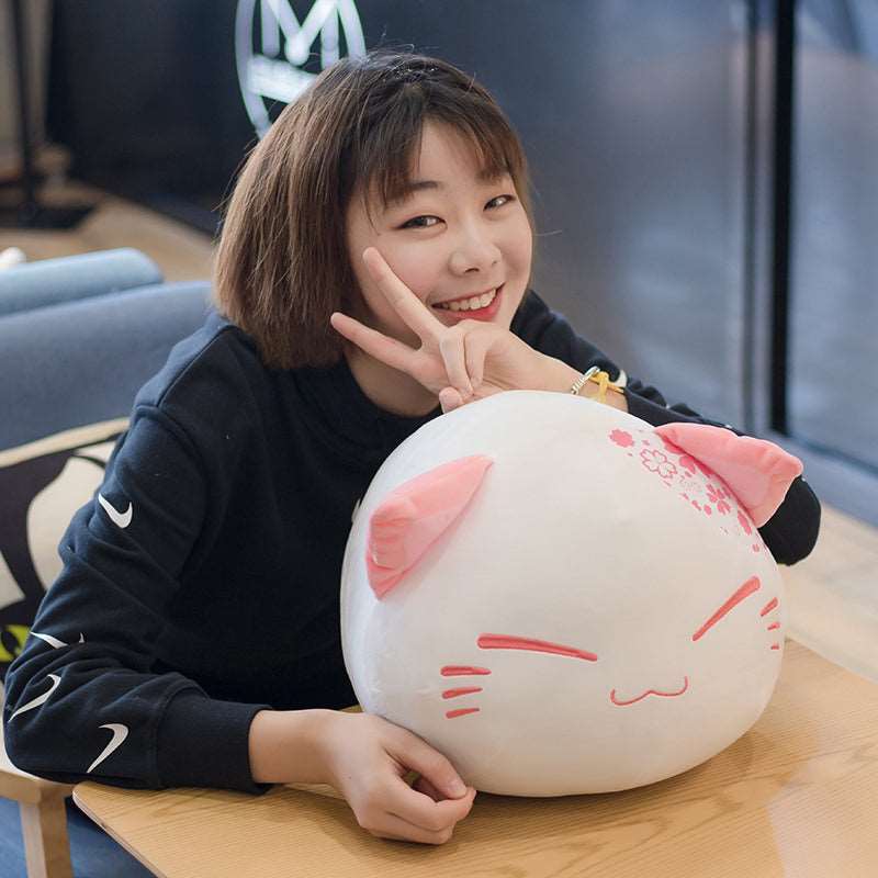Kawaii Japanese Floral Cat Balls Plushies Wakaii