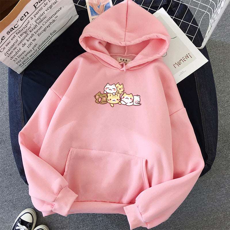 Kawaii Kitten Buddies Hoodie Wakaii