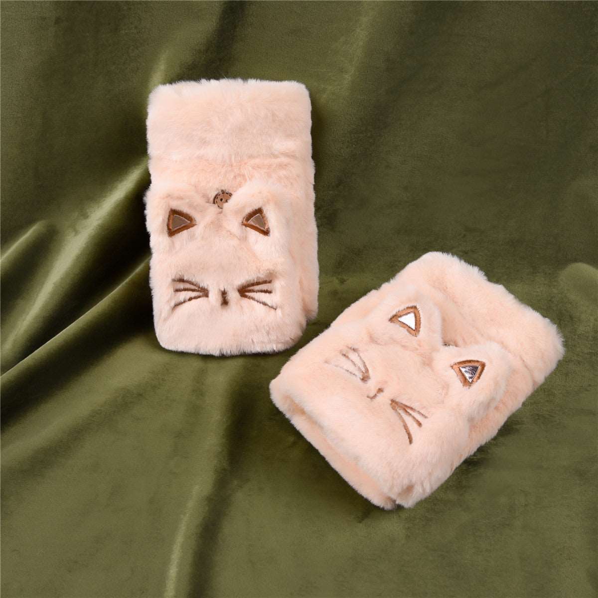 Kawaii Kitty Cat Fingerless Gloves