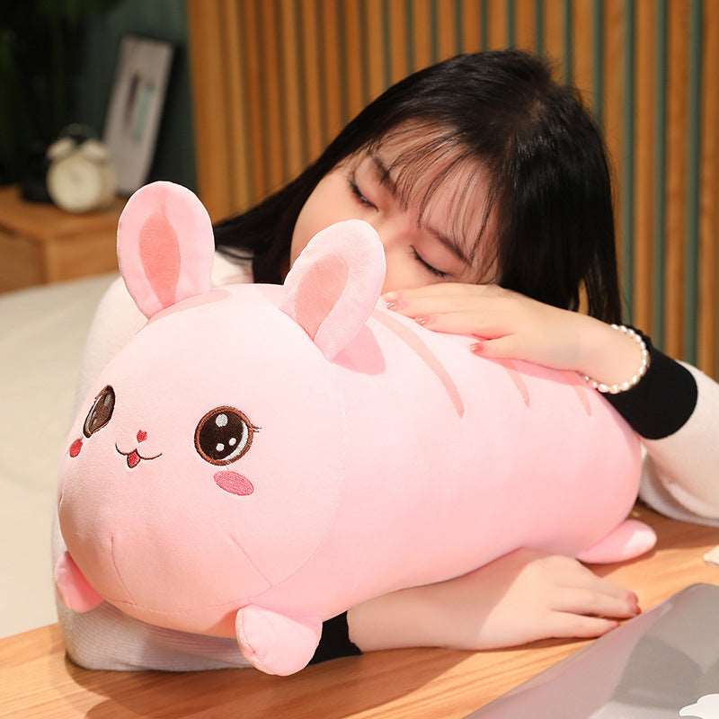 Kawaii Laying Cats & Bunnies Plushies Wakaii