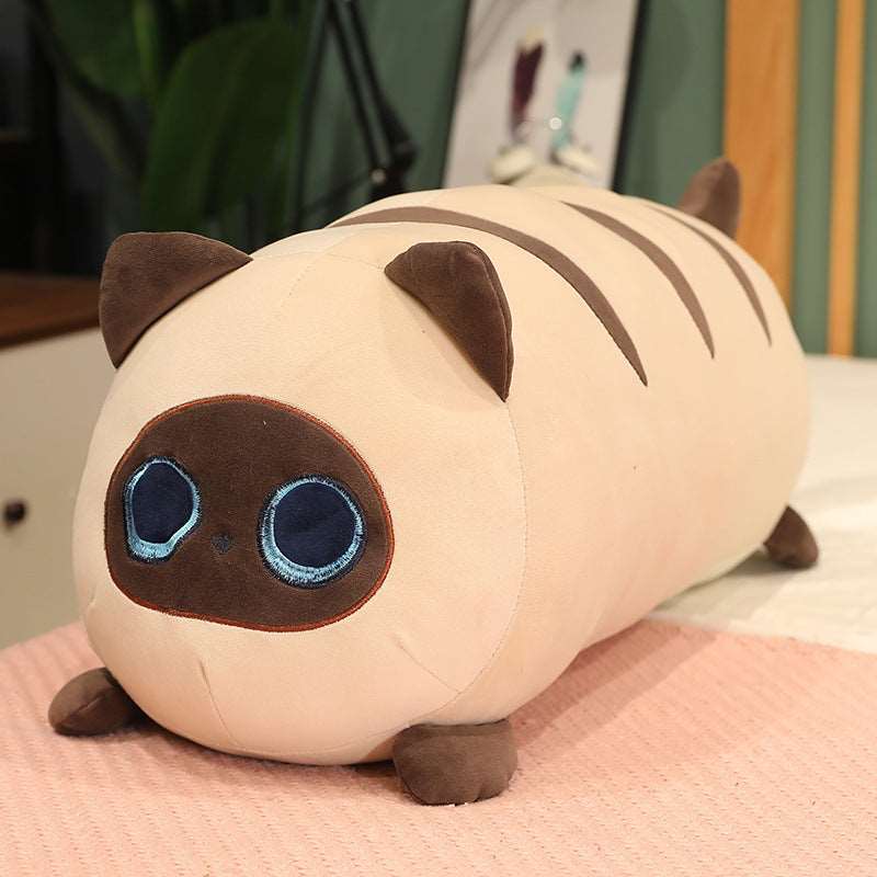 Kawaii Laying Cats & Bunnies Plushies Wakaii