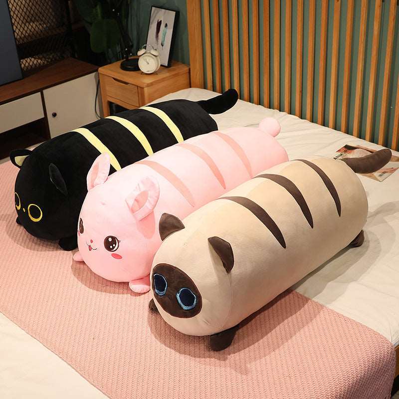 Kawaii Laying Cats & Bunnies Plushies Wakaii