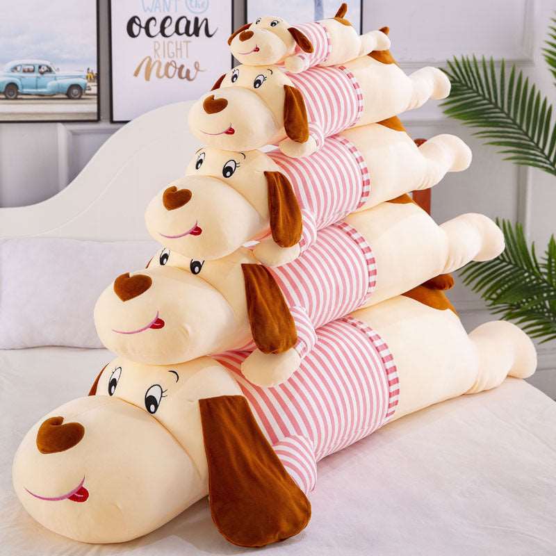 Kawaii Laying Dog Plushies Duo Wakaii