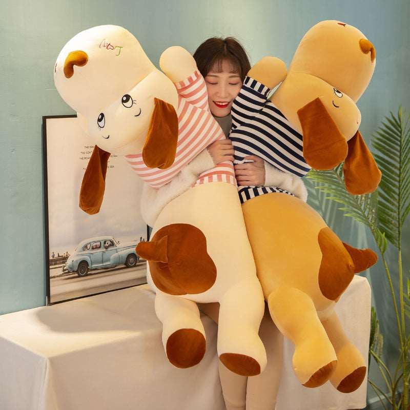 Kawaii Laying Dog Plushies Duo Wakaii