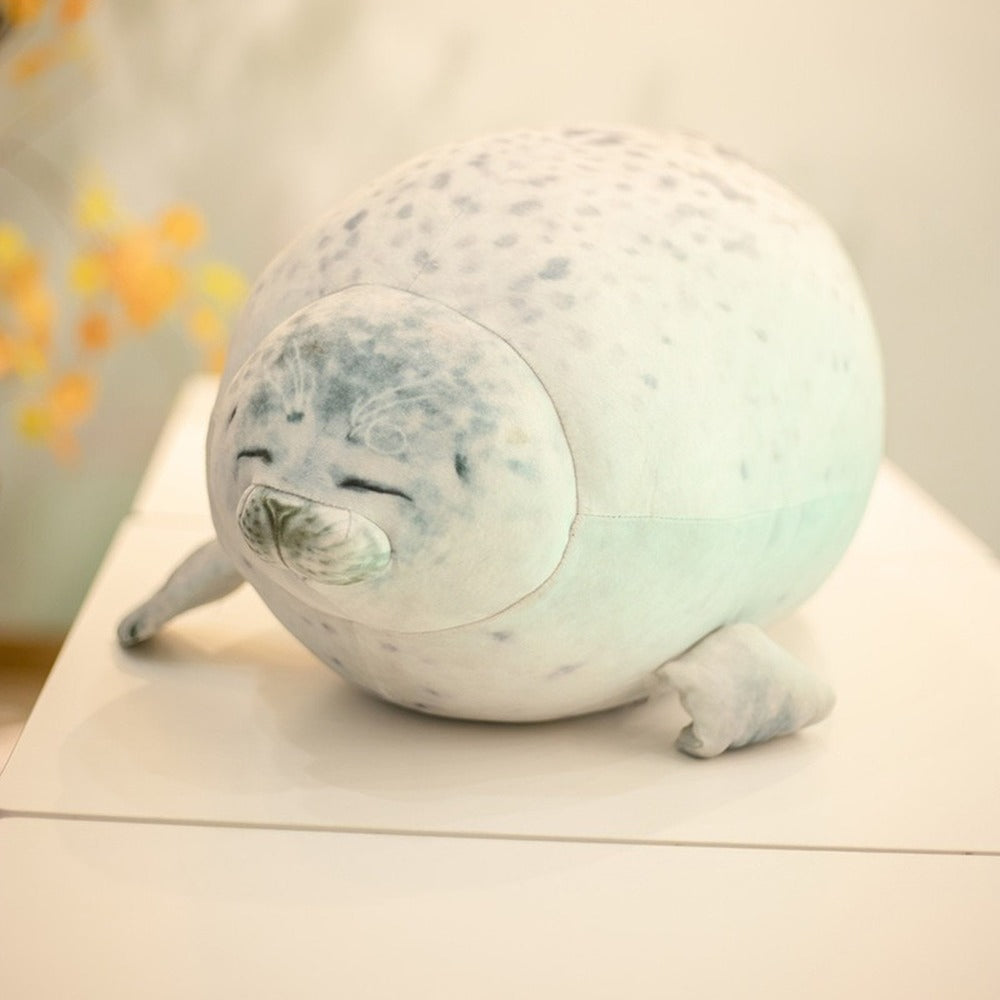 Kawaii Lazy Chubby Seal Plushies Wakaii