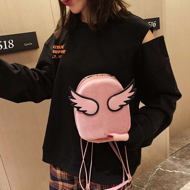 Kawaii Little Backpack With Wings Wakaii