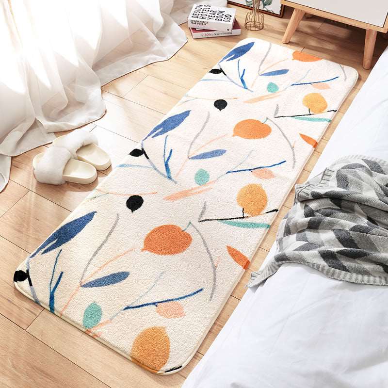 Kawaii Long Fluffy Bedroom Rugs Set 4 Wakaii