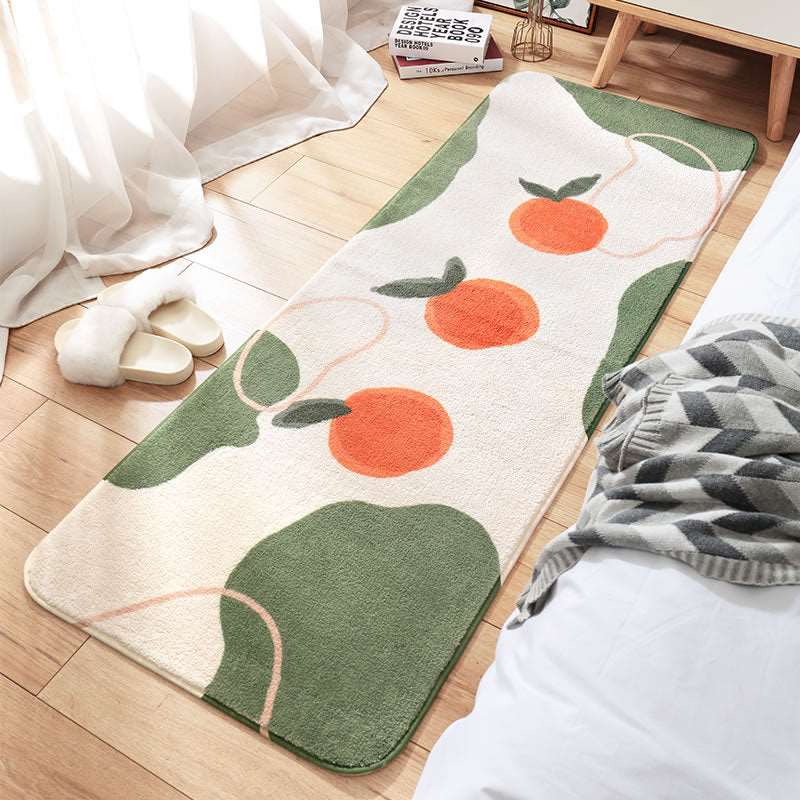 Kawaii Long Fluffy Bedroom Rugs Set 4 Wakaii