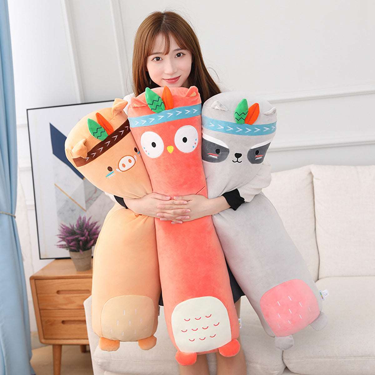 Kawaii Long Native Wild Animals Plushies Wakaii