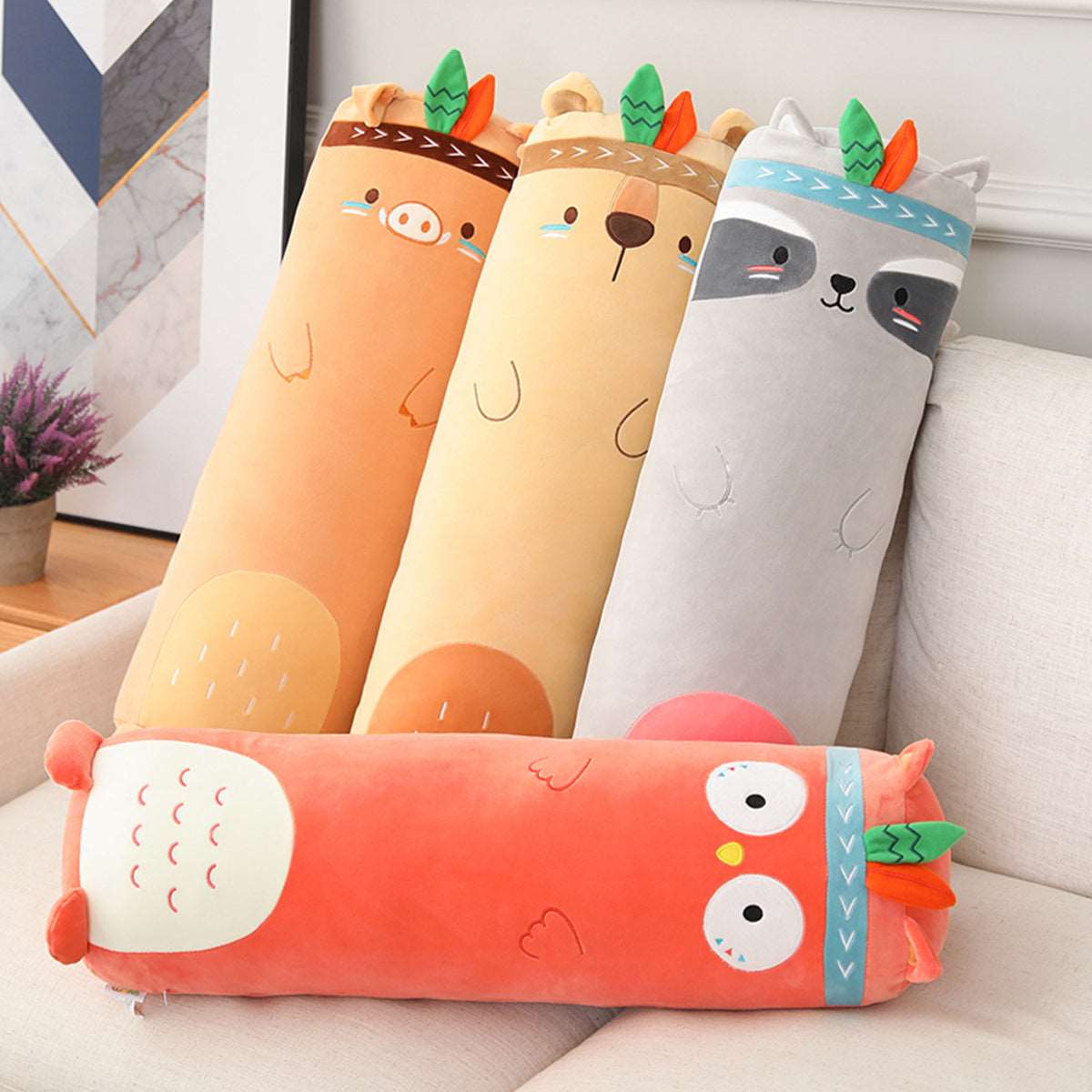 Kawaii Long Native Wild Animals Plushies Wakaii