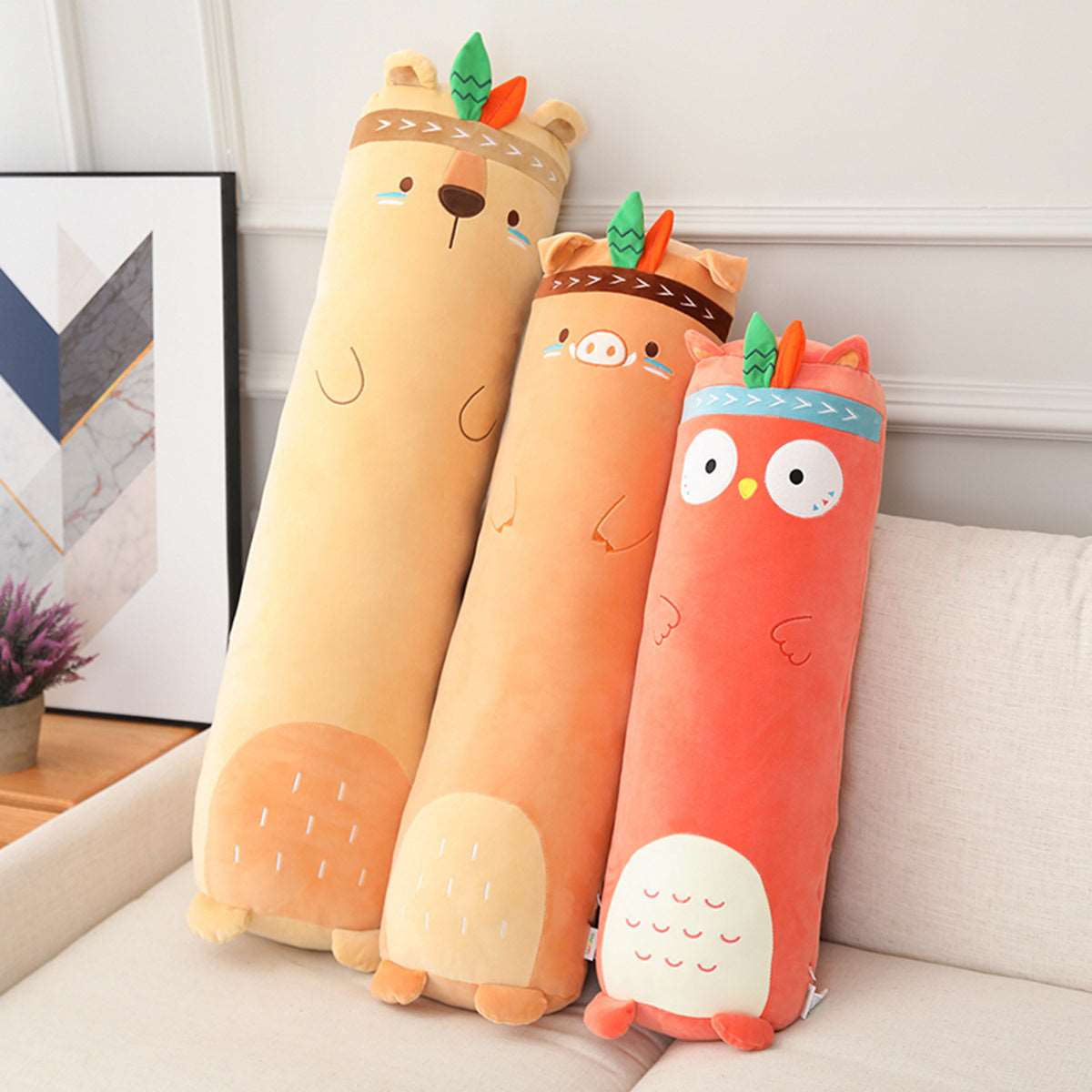 Kawaii Long Native Wild Animals Plushies Wakaii
