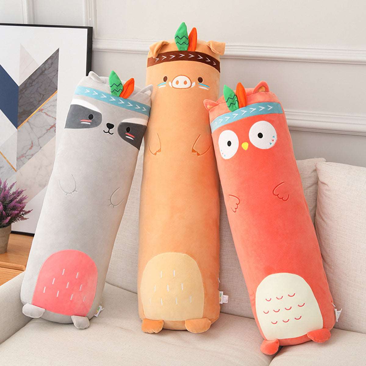 Kawaii Long Native Wild Animals Plushies Wakaii