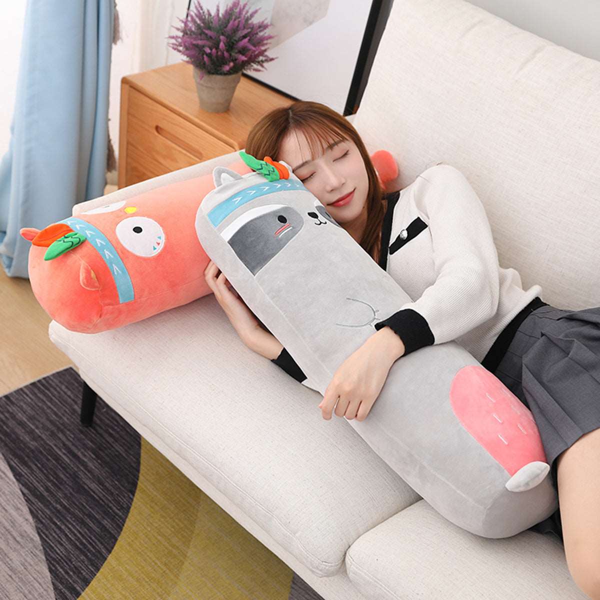 Kawaii Long Native Wild Animals Plushies Wakaii