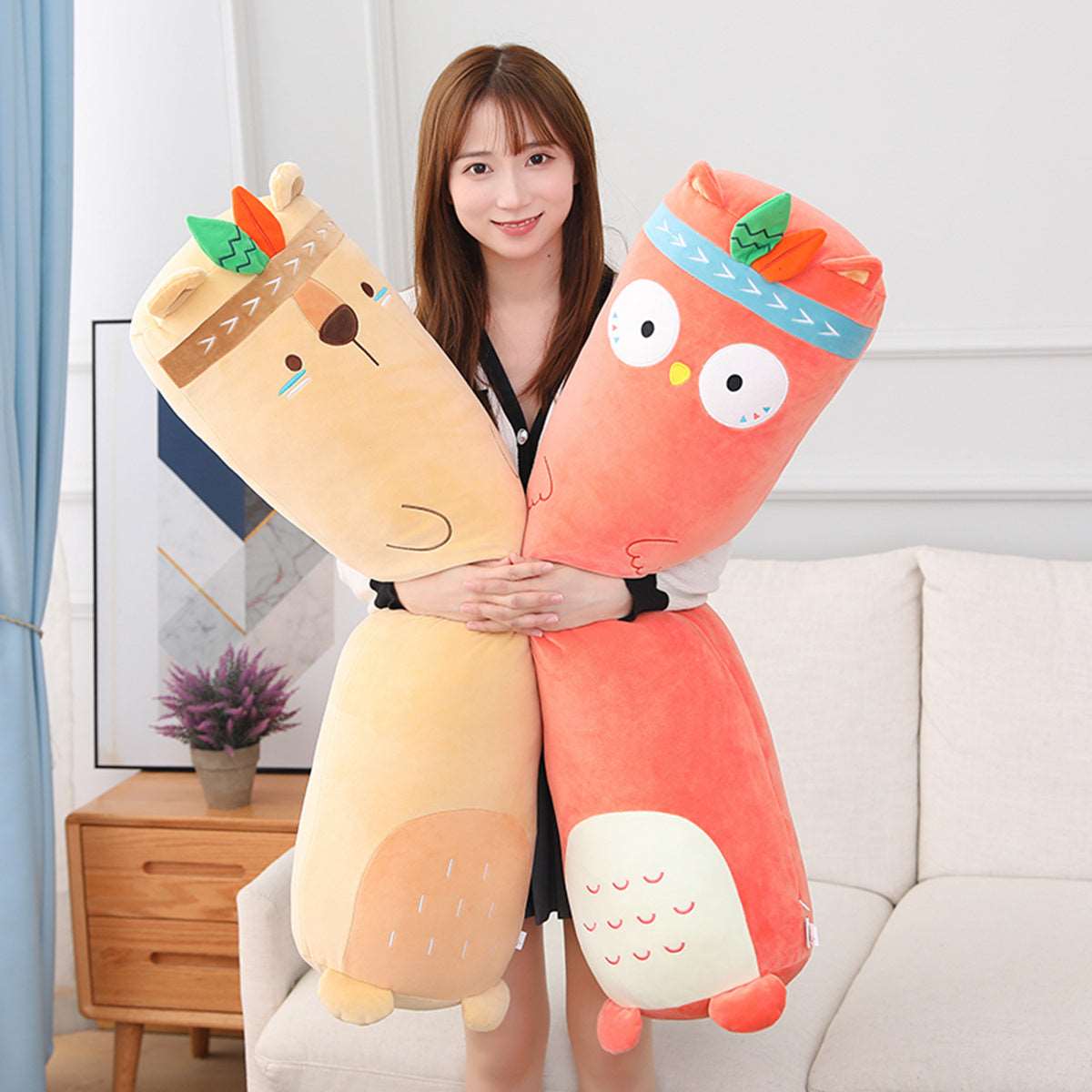 Kawaii Long Native Wild Animals Plushies Wakaii