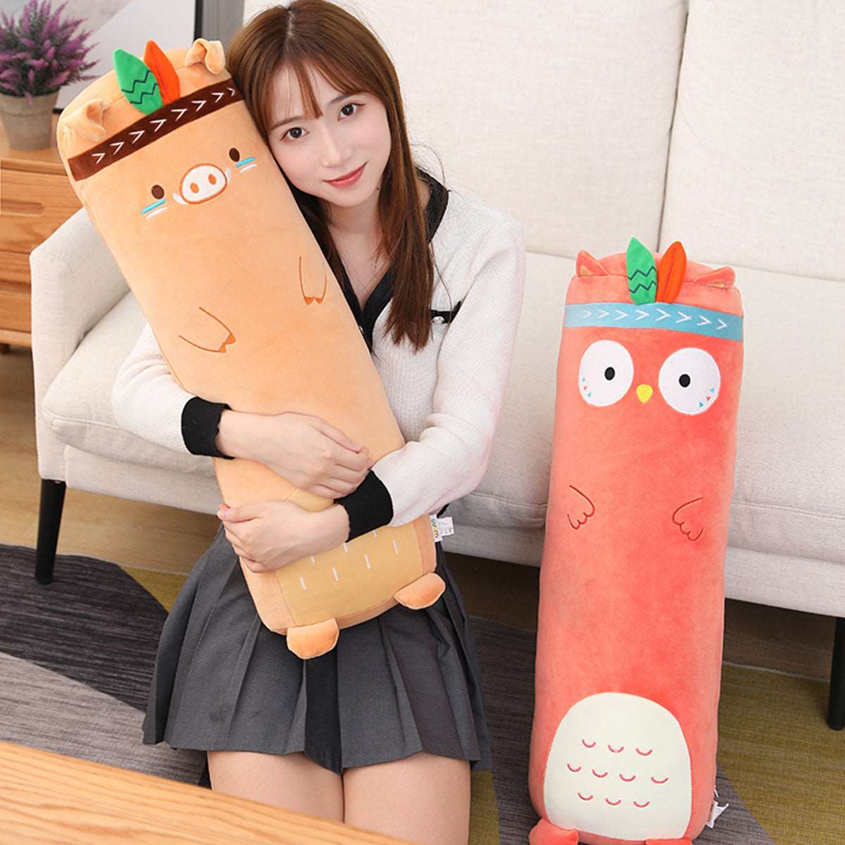 Kawaii Long Native Wild Animals Plushies Wakaii