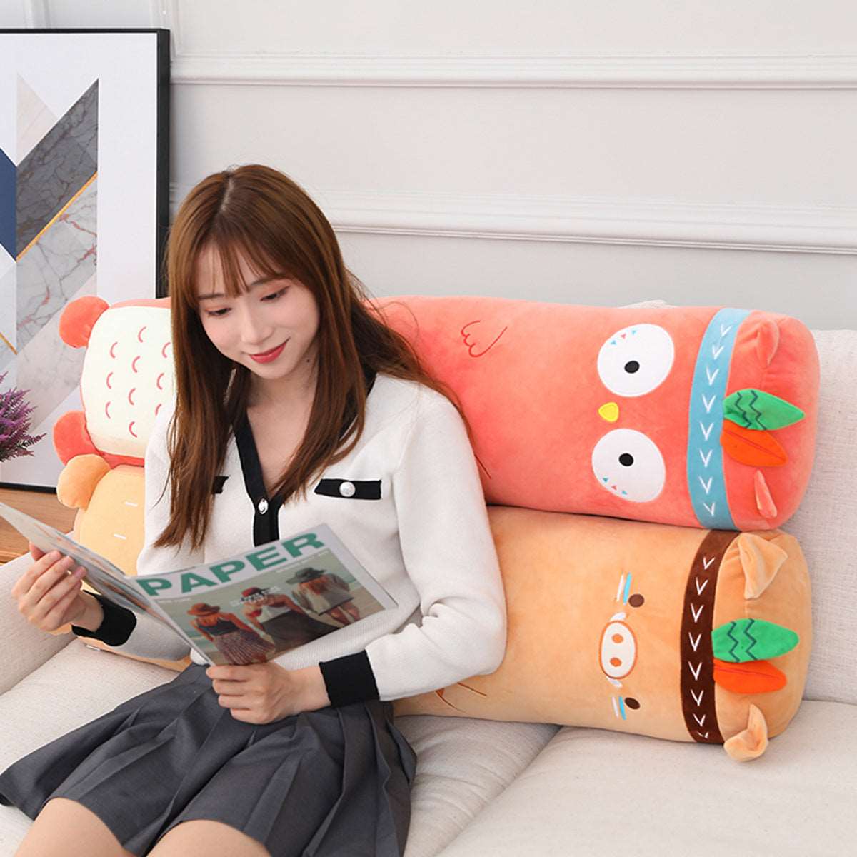 Kawaii Long Native Wild Animals Plushies Wakaii