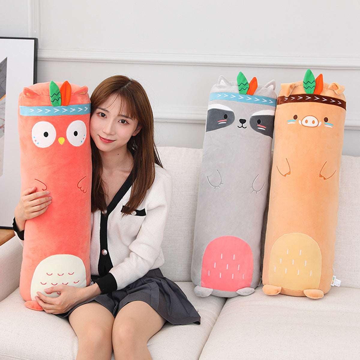 Kawaii Long Native Wild Animals Plushies Wakaii