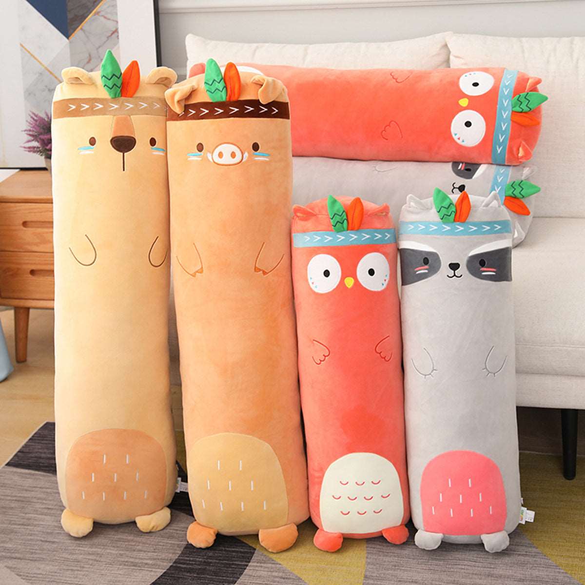 Kawaii Long Native Wild Animals Plushies Wakaii