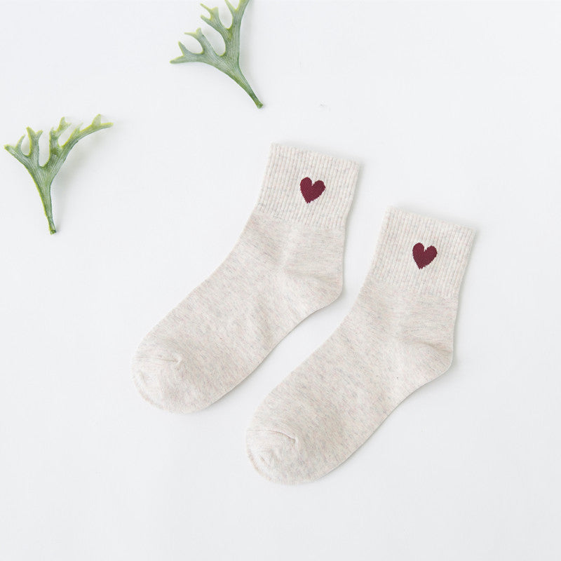 Kawaii Love Heart Socks Collection Wakaii