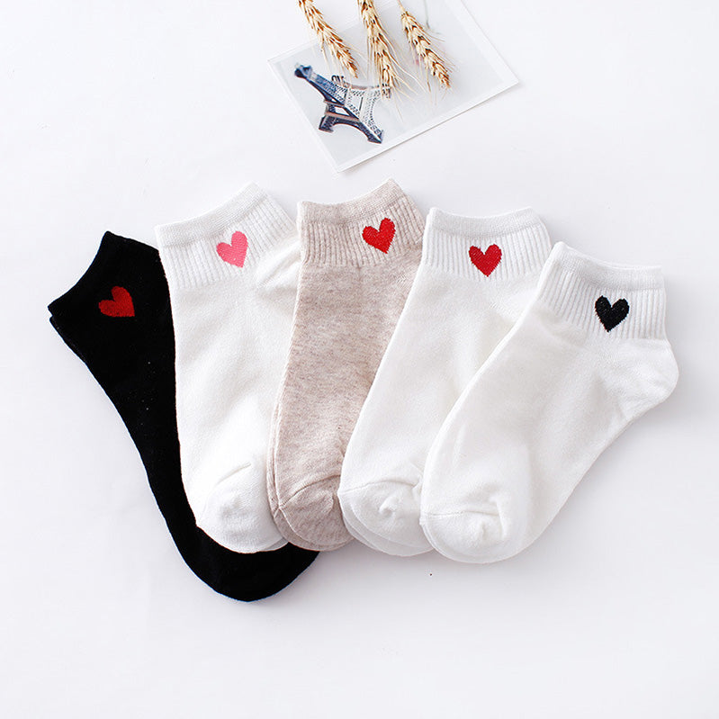 Kawaii Love Heart Socks Collection Wakaii