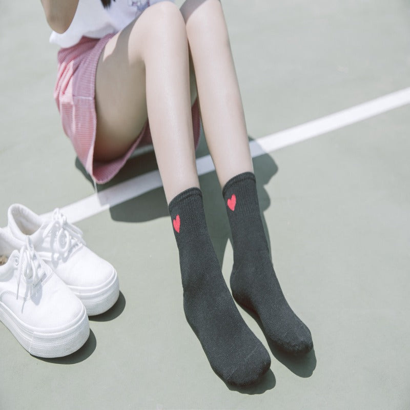 Kawaii Love Heart Socks Collection Wakaii