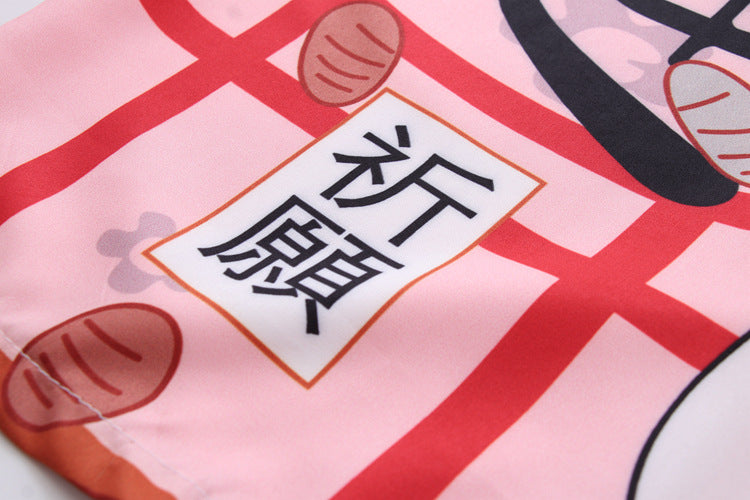 Kawaii Lucky Cat Soft Kimono Wakaii