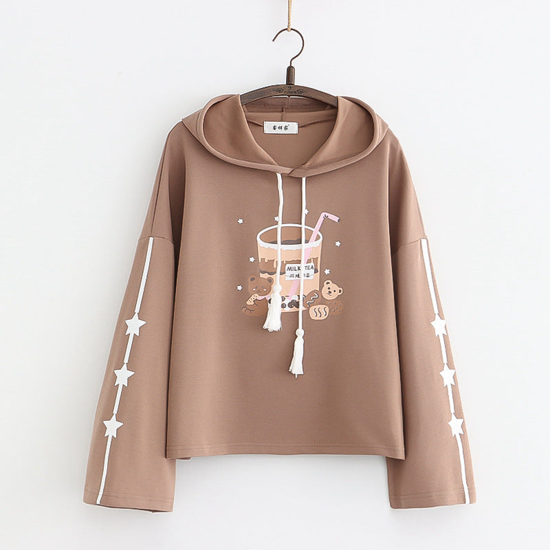 Kawaii Milk Tea Hoodie Wakaii
